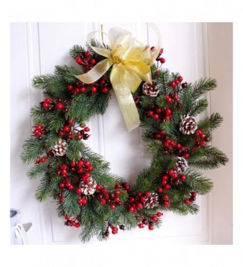 Wreath 20 Inches Christmas Artificial Farmhouse