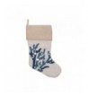 Home Indigo Christmas Coastal Stocking