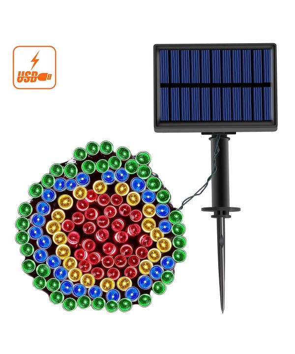 Solar String Lights Charge Multi