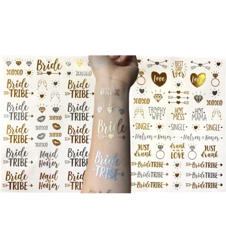 Bachelorette Party Temporary Tattoo Collection