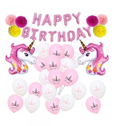 VSTON Decoration Unicorns Birthday Balloons