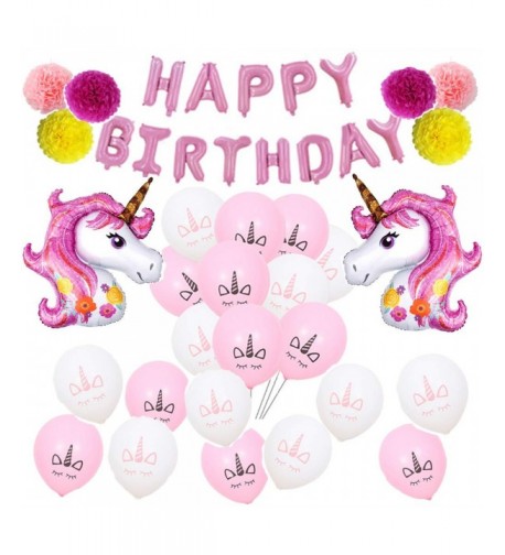 VSTON Decoration Unicorns Birthday Balloons