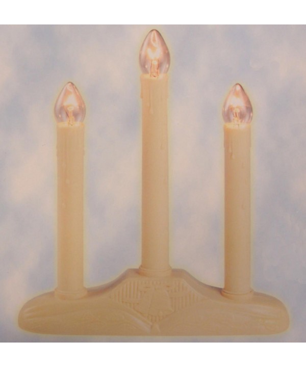 Sienna 3 Light Christmas Candolier Candles