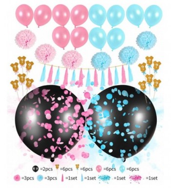 Balloons Gender Reveal Decorations Confetti