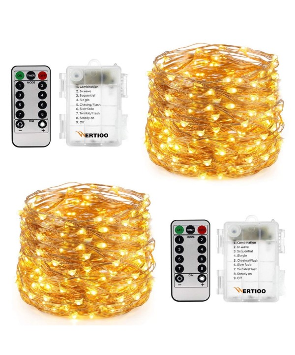 WERTIOO 100LEDs Operated Waterproof Christmas