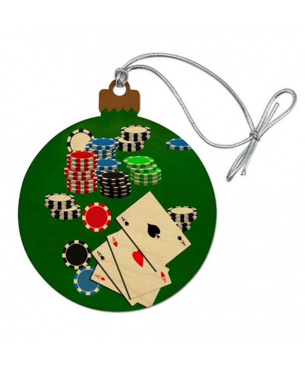 Graphics More Gambling Christmas Ornament