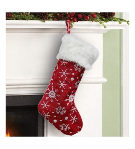 MAGGIFT Christmas Stocking Snowflakes Decoration