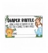 Safari Jungle Animals Diaper Tickets