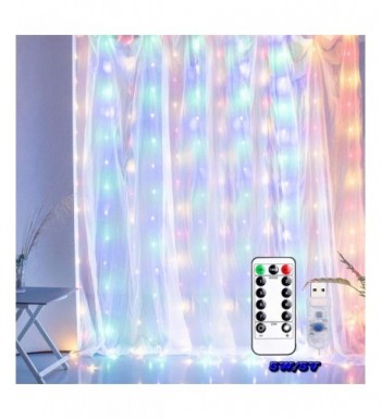 Alvinker Curtain Flashing Decorations Multicolour