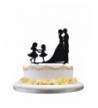 Bride Groom wedding topper silhouette