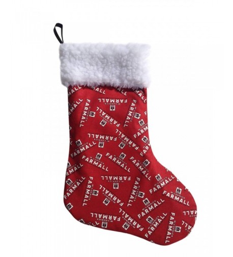 Farmall Red Logo Christmas Stocking