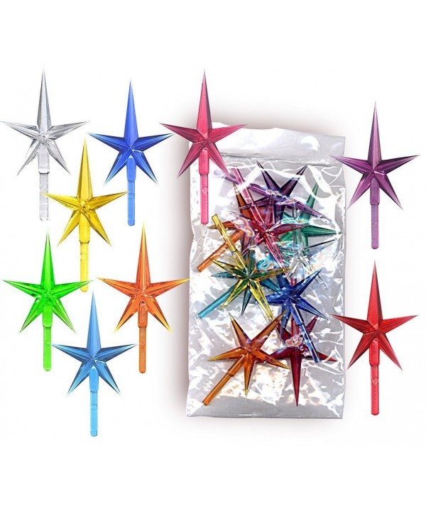 Stars plastic ceramic Christmas colors