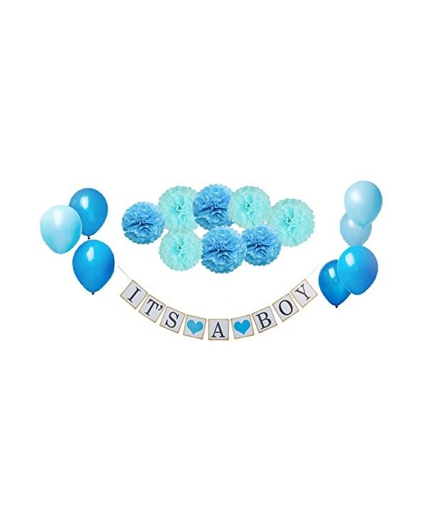 Shower piece decoration banner balloons