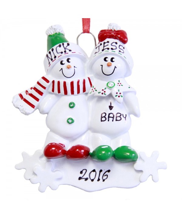 Expecting Personalized Christmas Ornament Pregnant