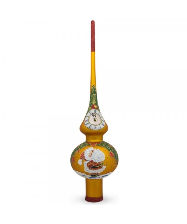 BestPysanky Mistletoe Orange Christmas Topper