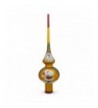 BestPysanky Mistletoe Orange Christmas Topper