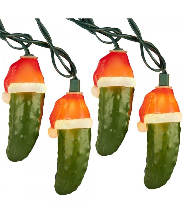 Kurt Adler 10 Light Pickle Christmas