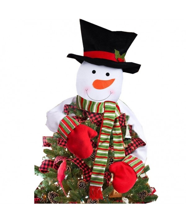 ODOSAN Christmas Snowman Treetop Bendable