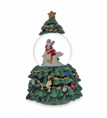 BestPysanky Santa Riding Rotating Christmas