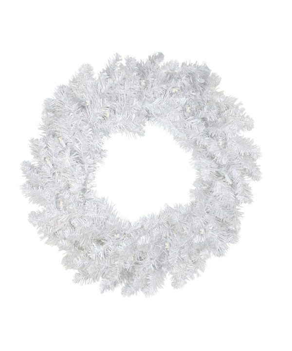 Darice Pre Lit Artificial Christmas Wreath