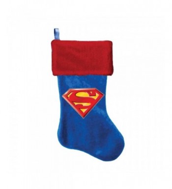 Kurt Adler Superman Applique Stocking
