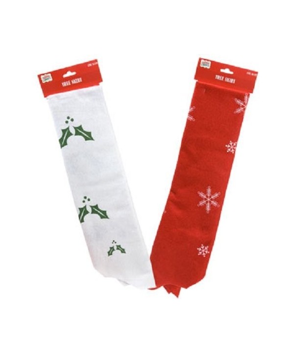 Christmas House Tree Skirt WHITE Christmas House Tree Skirt WHITE