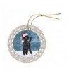 Doggie Day Poodle Christmas Ornament