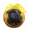 Pug Christmas Ornament Shatter Personalize