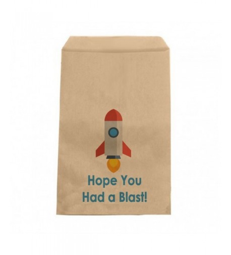 Rocket Favor Bags Shower Birthday