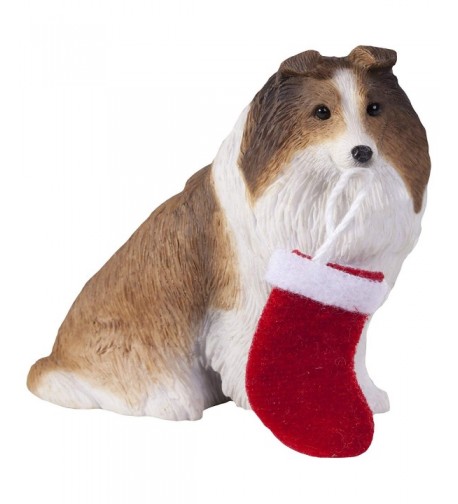 Sandicast Shetland Sheepdog Stocking Christmas