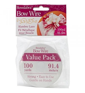 Darice Bowdabra Wire 100 Yard Silver