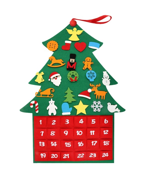 Henscoqi Christmas Ornaments Countdown Decorations