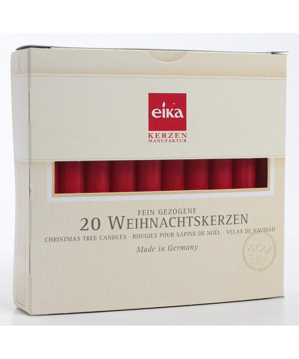German Christmas Tree Candles RED German Christmas Tree Candles RED