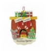 Fireplace Stockings Personalize Christmas Ornament