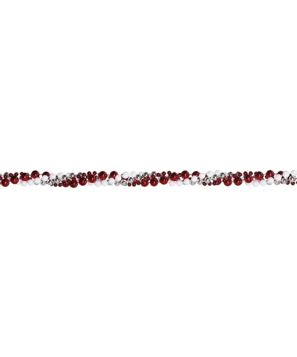 Northlight Wreaths Beaded Garland Red