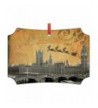 Vintage London London Double Sided Aluminum Ornament