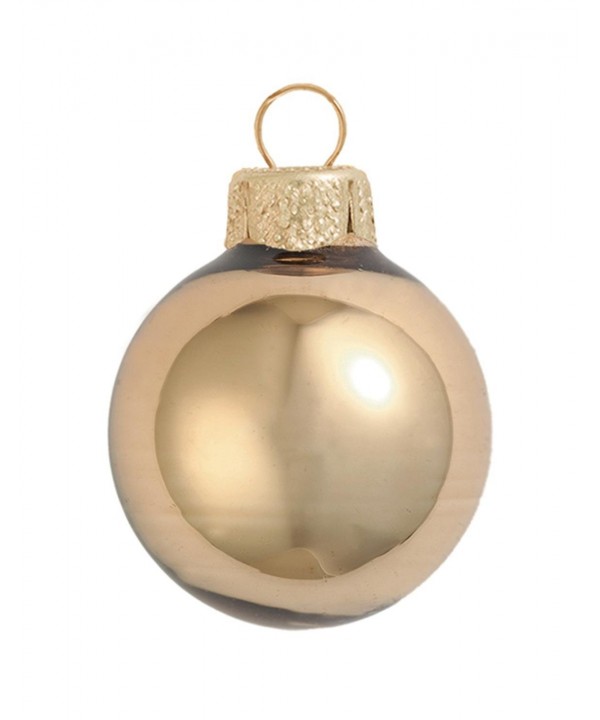 40ct Shiny Glass Christmas Ornaments