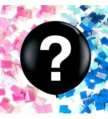 Industrial Gender Balloon Question Confetti