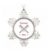 Christmas Snowflake Ornaments Lacrosse Decoration