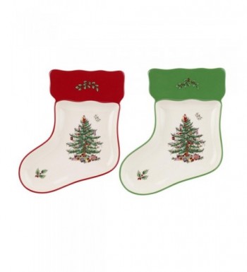 Spode Christmas Tree Stocking Dishes