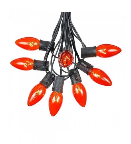 Orange Christmas String Light Set