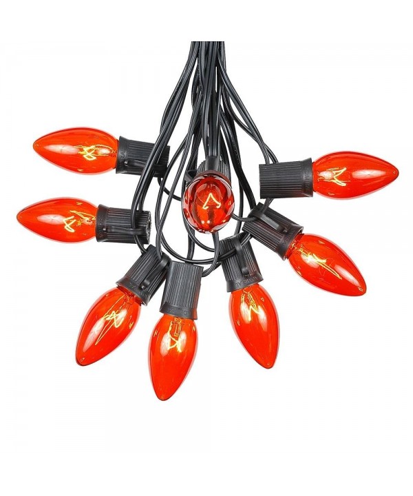 Orange Christmas String Light Set