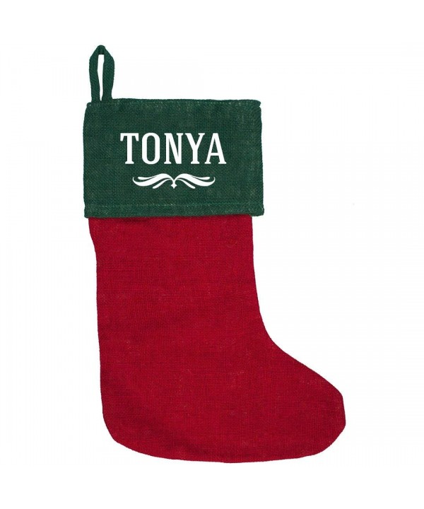 FUNNYSHIRTS ORG Tonya Christmas Holiday Stocking