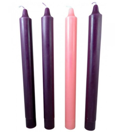 Purple Church Advent Christmas Candle