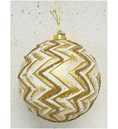 JMB Chevron Design Christmas Ornaments