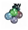 Kurt Adler 10 Light Tinsel Silver