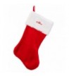 Alex Embroidered Plush Christmas Stocking