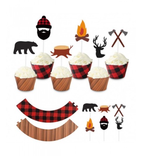 UTOPP Christmas Lumberjack Wrappers Decoration