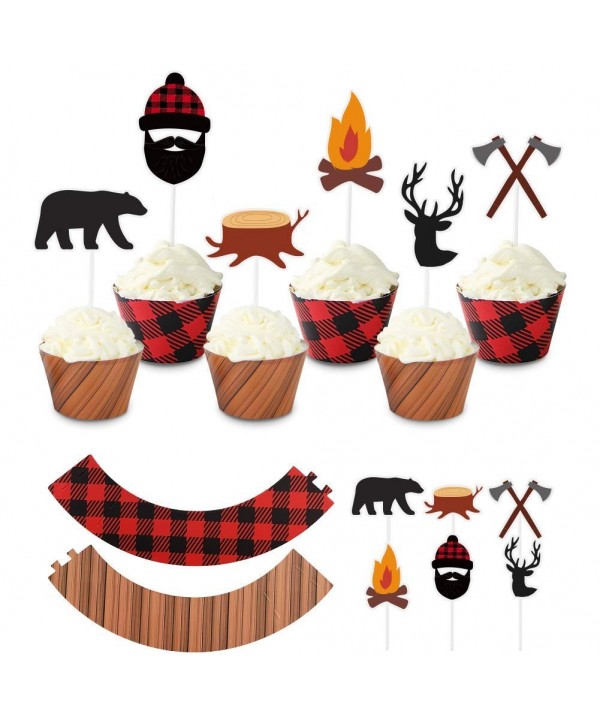 UTOPP Christmas Lumberjack Wrappers Decoration