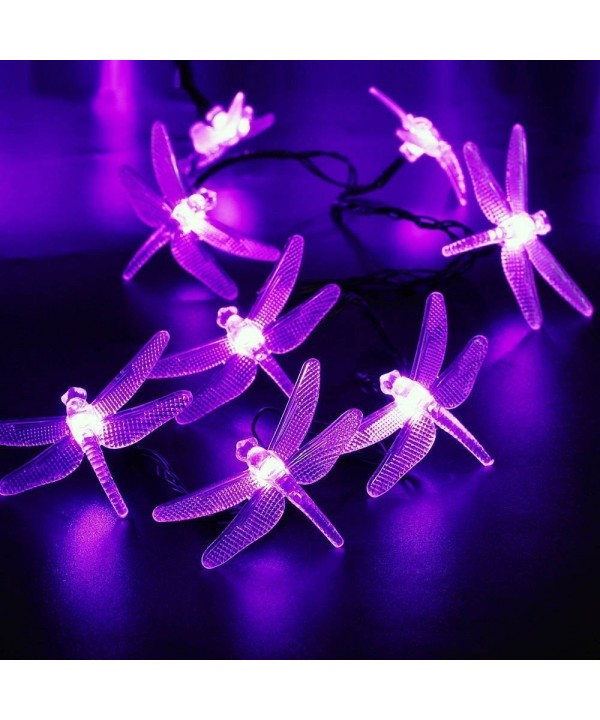 KINGCOO Dragonfly Waterproof Christmas Decorations